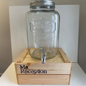 Fontaine Kilner avec boîte support